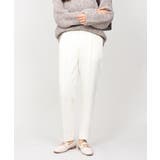 丈長め ウエストゴム テーパードスラックスパンツ ボトムス パンツ レディース | UNITED BASE | 詳細画像4