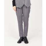 丈長め ウエストゴム テーパードスラックスパンツ ボトムス パンツ レディース | UNITED BASE | 詳細画像8