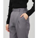 丈長め ウエストゴム テーパードスラックスパンツ ボトムス パンツ レディース | UNITED BASE | 詳細画像10