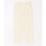 丈長め ウエストゴム テーパードスラックスパンツ ボトムス パンツ レディース | UNITED BASE | 詳細画像18