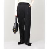 丈長め ウエストゴム ストレートスラックスパンツ ボトムス パンツ レディース | UNITED BASE | 詳細画像11