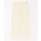 丈長め ウエストゴム ストレートスラックスパンツ ボトムス パンツ レディース | UNITED BASE | 詳細画像16