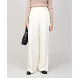 丈長め ウエストゴム ワイドスラックスパンツ ボトムス パンツ レディース | UNITED BASE | 詳細画像4