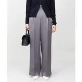 丈長め ウエストゴム ワイドスラックスパンツ ボトムス パンツ レディース | UNITED BASE | 詳細画像9