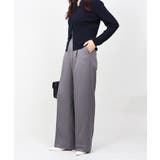 丈長め ウエストゴム ワイドスラックスパンツ ボトムス パンツ レディース | UNITED BASE | 詳細画像10