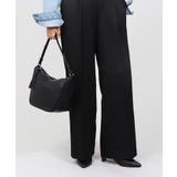 丈長め ウエストゴム ワイドスラックスパンツ ボトムス パンツ レディース | UNITED BASE | 詳細画像12