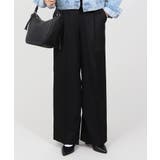 丈長め ウエストゴム ワイドスラックスパンツ ボトムス パンツ レディース | UNITED BASE | 詳細画像13