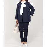 ノーカラー フレアジャケット テーパードパンツ スーツセット 2点セット | UNITED BASE | 詳細画像2