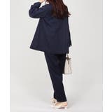 ノーカラー フレアジャケット テーパードパンツ スーツセット 2点セット | UNITED BASE | 詳細画像4