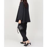 ノーカラー フレアジャケット テーパードパンツ スーツセット 2点セット | UNITED BASE | 詳細画像14