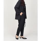 ノーカラー フレアジャケット テーパードパンツ スーツセット 2点セット | UNITED BASE | 詳細画像16