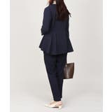 ノーカラー タックペプラム テーパードパンツ スーツセット 2点セット | UNITED BASE | 詳細画像4