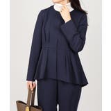 ノーカラー タックペプラム テーパードパンツ スーツセット 2点セット | UNITED BASE | 詳細画像9