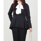 ノーカラー タックペプラム テーパードパンツ スーツセット 2点セット | UNITED BASE | 詳細画像17