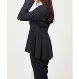 ノーカラー タックペプラム テーパードパンツ スーツセット 2点セット | UNITED BASE | 詳細画像18