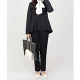 ノーカラー タックペプラム テーパードパンツ スーツセット 2点セット | UNITED BASE | 詳細画像19