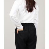 ノーカラー タックペプラム テーパードパンツ スーツセット 2点セット | UNITED BASE | 詳細画像23