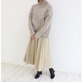 バックスリットハイネックニット トップス ニット | MODE ROBE | 詳細画像13