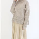 バックスリットハイネックニット トップス ニット | MODE ROBE | 詳細画像18