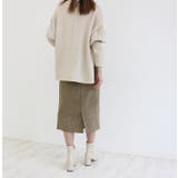 スウェードボタンスカート タイトスカート スウェード | MODE ROBE | 詳細画像16