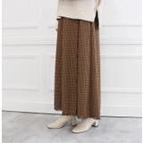 チェックフリンジラップスカート チェックスカート スカート | MODE ROBE | 詳細画像8