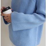 フレアスリーブハイネックリブニット トップス ニット | MODE ROBE | 詳細画像16 