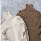 ショルダーデザインニットワンピース ロングワンピース ニットワンピース | MODE ROBE | 詳細画像11 