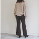 センタープレスフレアパンツ フレアパンツ パンツ | MODE ROBE | 詳細画像5 