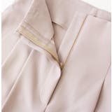 ハイウエストベルトワイドパンツ ブラック グレージュ | MODE ROBE | 詳細画像15