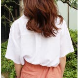 リネンオープンカラーシャツ | MODE ROBE | 詳細画像3