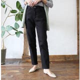 ブラック | テーパードカラーパンツ | MODE ROBE