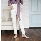 アイボリー | テーパードカラーパンツ | MODE ROBE