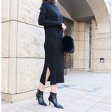 リブニットワンピース | MODE ROBE | 詳細画像9