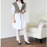 2WAYレイヤードニットベスト | MODE ROBE | 詳細画像2