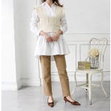 2WAYレイヤードニットベスト | MODE ROBE | 詳細画像8