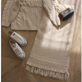 ケーブルフリンジデザインスカート フリンジスカート ニットスカート | MODE ROBE | 詳細画像7