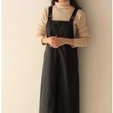 エコレザージャンパースカート ロングワンピース ジャンパースカート | MODE ROBE | 詳細画像2