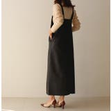 エコレザージャンパースカート ロングワンピース ジャンパースカート | MODE ROBE | 詳細画像3