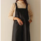 エコレザージャンパースカート ロングワンピース ジャンパースカート | MODE ROBE | 詳細画像4