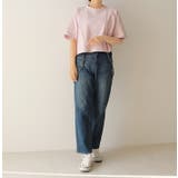 レースアップデニムパンツ サロペット デニム | MODE ROBE | 詳細画像12