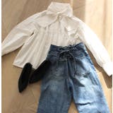 レースアップデニムパンツ サロペット デニム | MODE ROBE | 詳細画像17