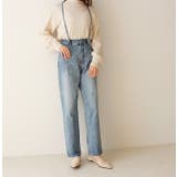 レースアップデニムパンツ サロペット デニム | MODE ROBE | 詳細画像2
