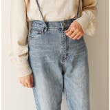レースアップデニムパンツ サロペット デニム | MODE ROBE | 詳細画像9