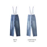 レースアップデニムパンツ サロペット デニム | MODE ROBE | 詳細画像23