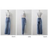 レースアップデニムパンツ サロペット デニム | MODE ROBE | 詳細画像24