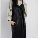 レザーキャミワンピース | MODE ROBE | 詳細画像8 