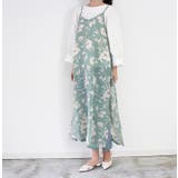 花柄スリットキャミワンピース | MODE ROBE | 詳細画像2