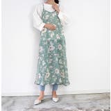 花柄スリットキャミワンピース | MODE ROBE | 詳細画像6