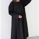 ラウンドネックコットンワンピース | MODE ROBE | 詳細画像4 
