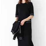 配色ワンピース＆カーディガンセット | MODE ROBE | 詳細画像11 
